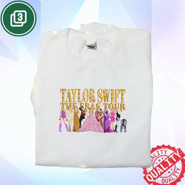 Taylor Swift The Eras Tour 2 Embroidered T-Shirt Hoodie Sweater
