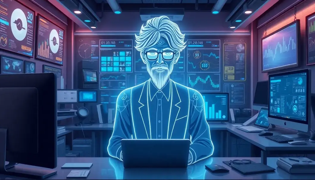AI as your digital senpai, guiding you through work tasks.