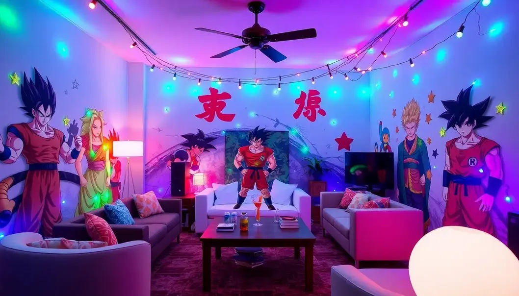Transform your party space into an immersive anime universe with themed decor.