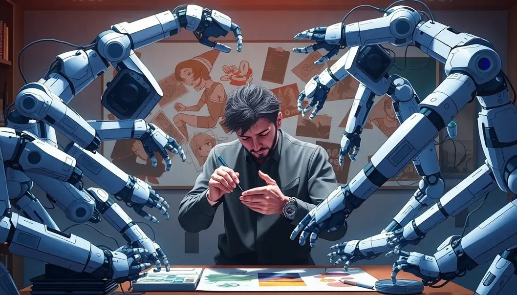 AI as your digital senpai, guiding you through work tasks.